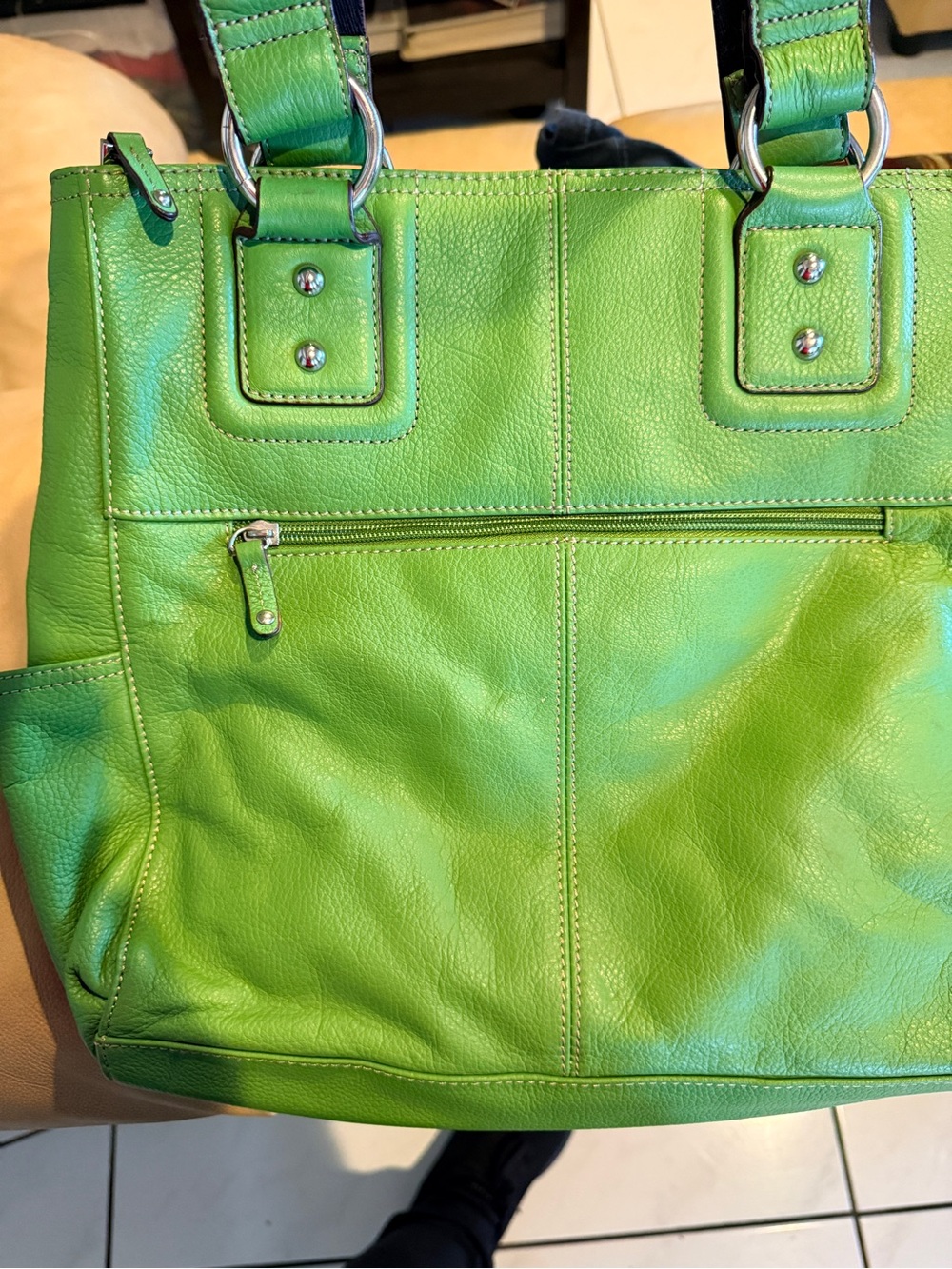 Tignanello "Perfect 10" French Tote Handbag - Picture 4 of 6